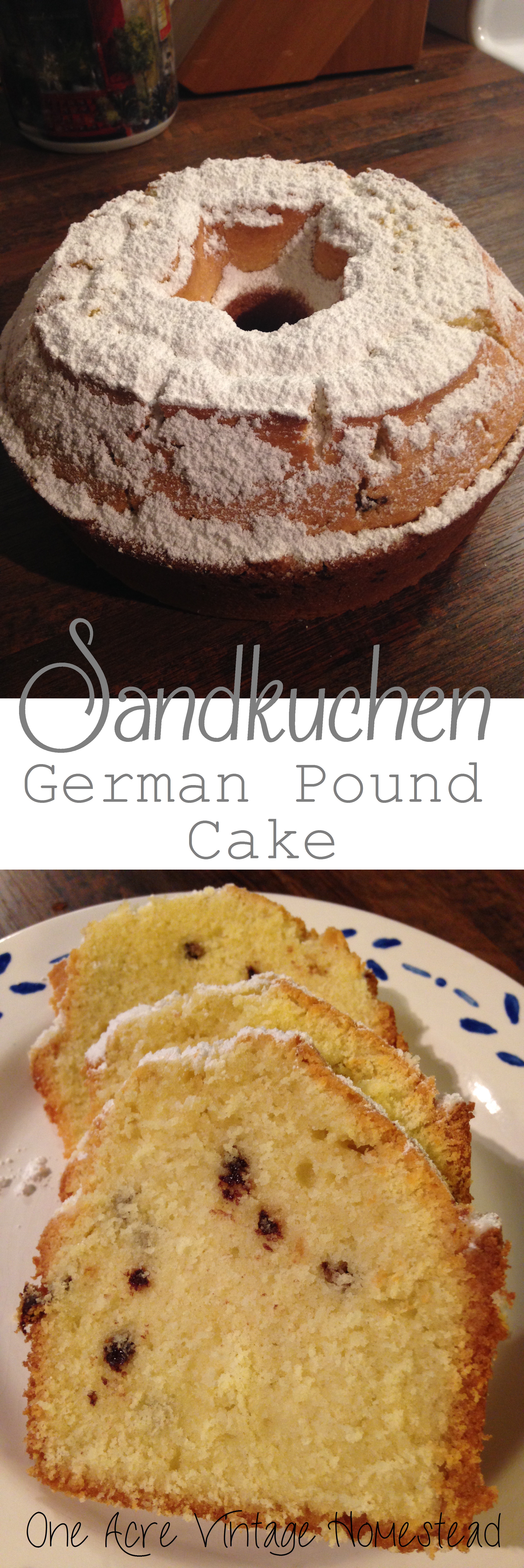 German Pound Cake Vintage Mountain