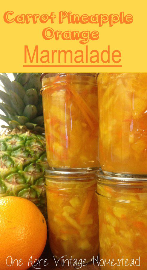 Carrot Pineapple Orange Marmalade ⋆ Vintage Mountain Homestead